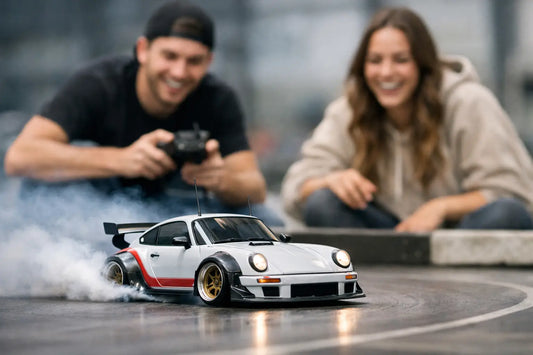 Drift Porsche: Big Slides in a Tiny RC Car