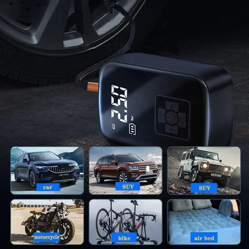 Car-mounted Wireless Air Pump Car Portable Air Pump Electric Car Uses