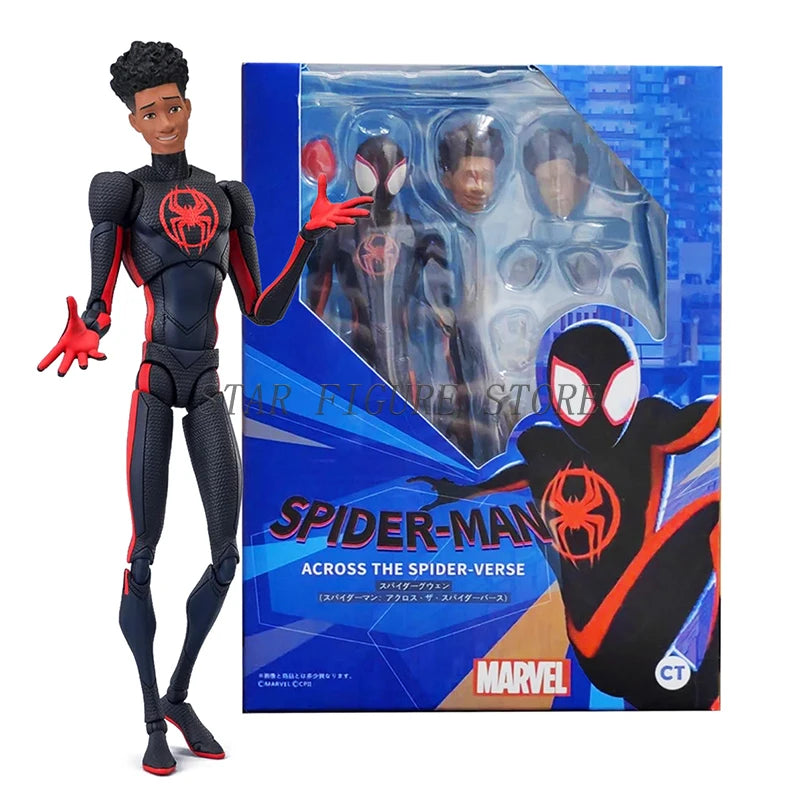 SHF Spider-Man Across the Spiderverse Miles Morales Action Figure PVC